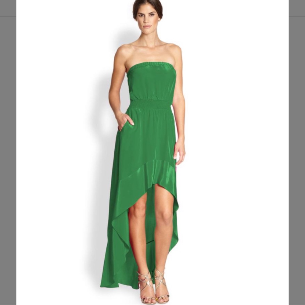 Jay Godfrey BLUE silk dress - size Small